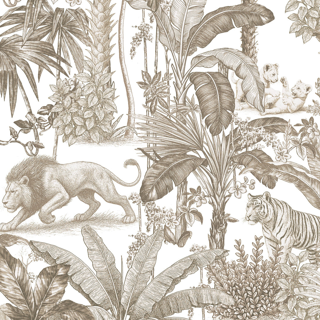 Jungle - Colonial Cats in Sepia