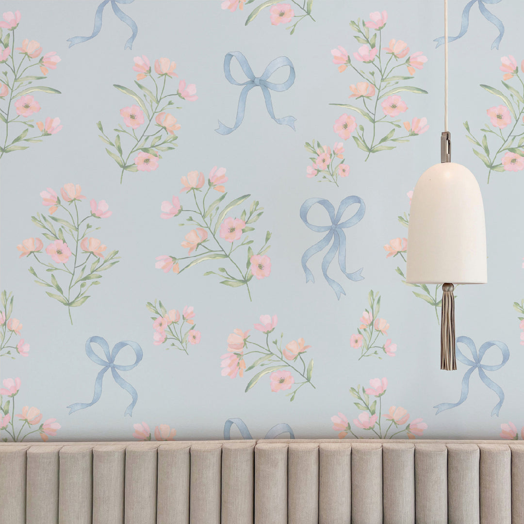 Preppy Posies - Powder Blue