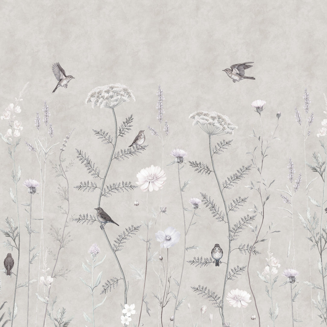 Whimsical Garden in Silver