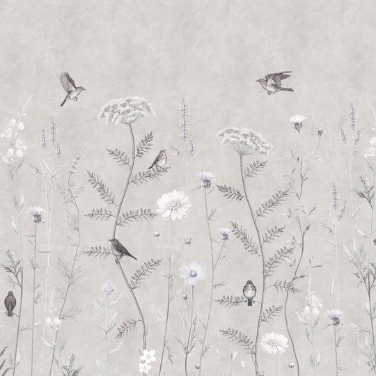 Whimsical Garden in Silver