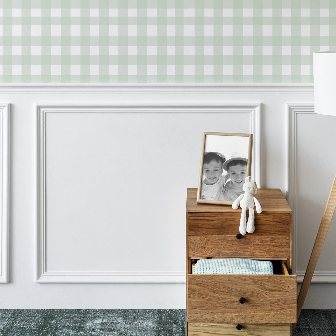 Gingham - Pale Green