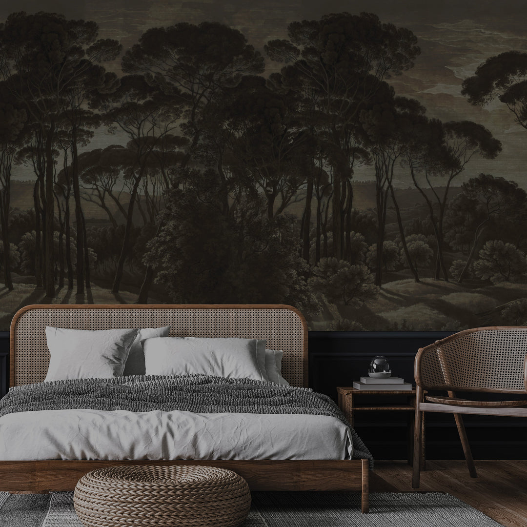 Umbrella Pines Study - Shadow Silk