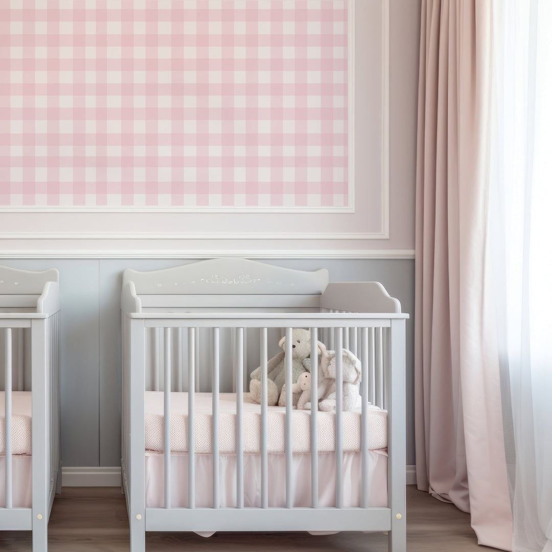 Gingham - Powder Pink