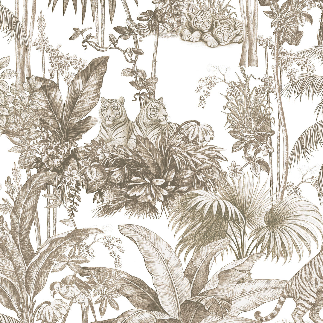 Jungle - Colonial Cats in Sepia