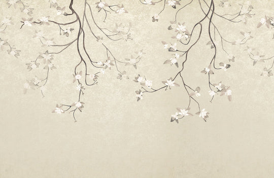 Magnolias on Burnished Gold