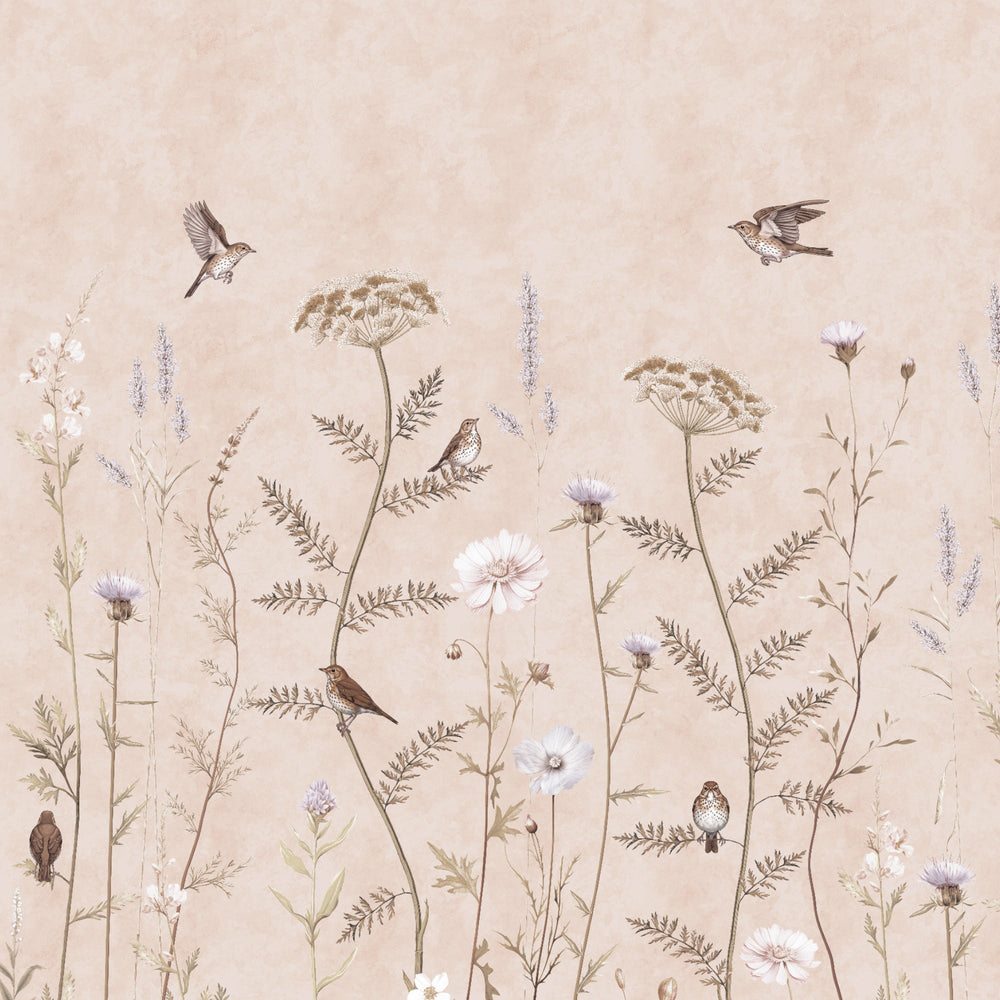 Whimsical Garden in Rose Gold