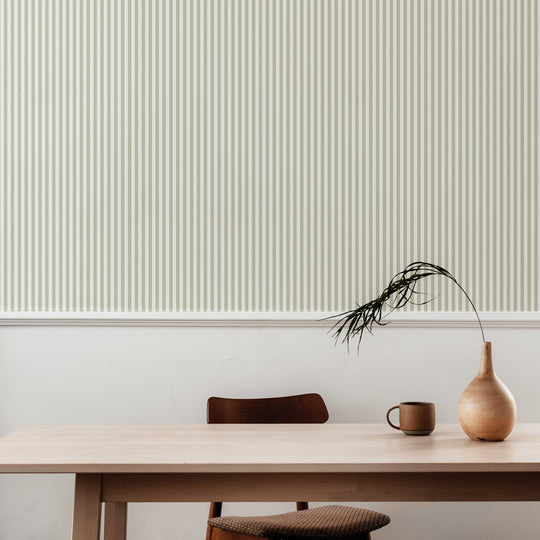 Literary Stripes ~ The Shelley in Ferny Sage