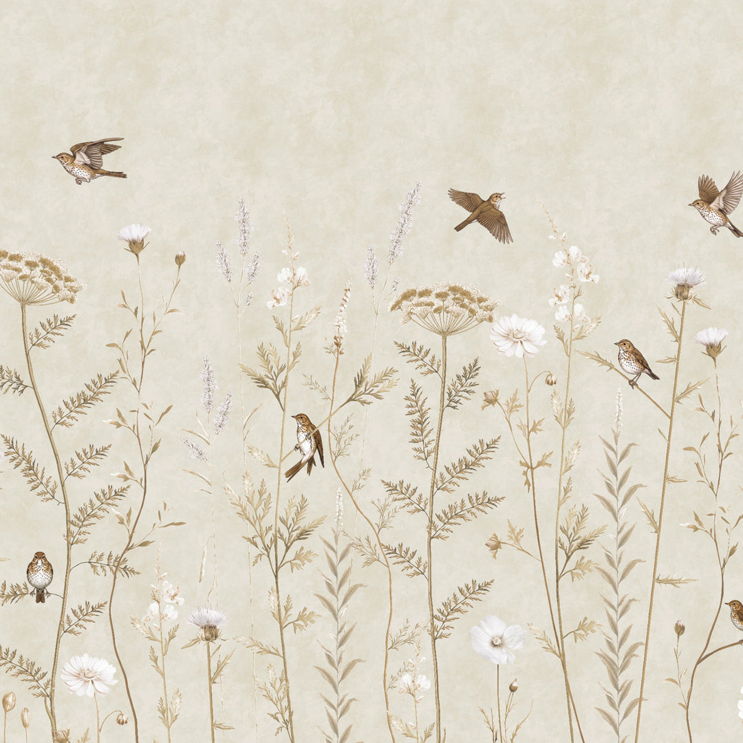 Whimsical Garden in Gold
