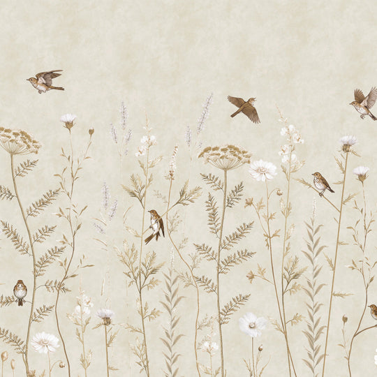 Whimsical Garden in Gold