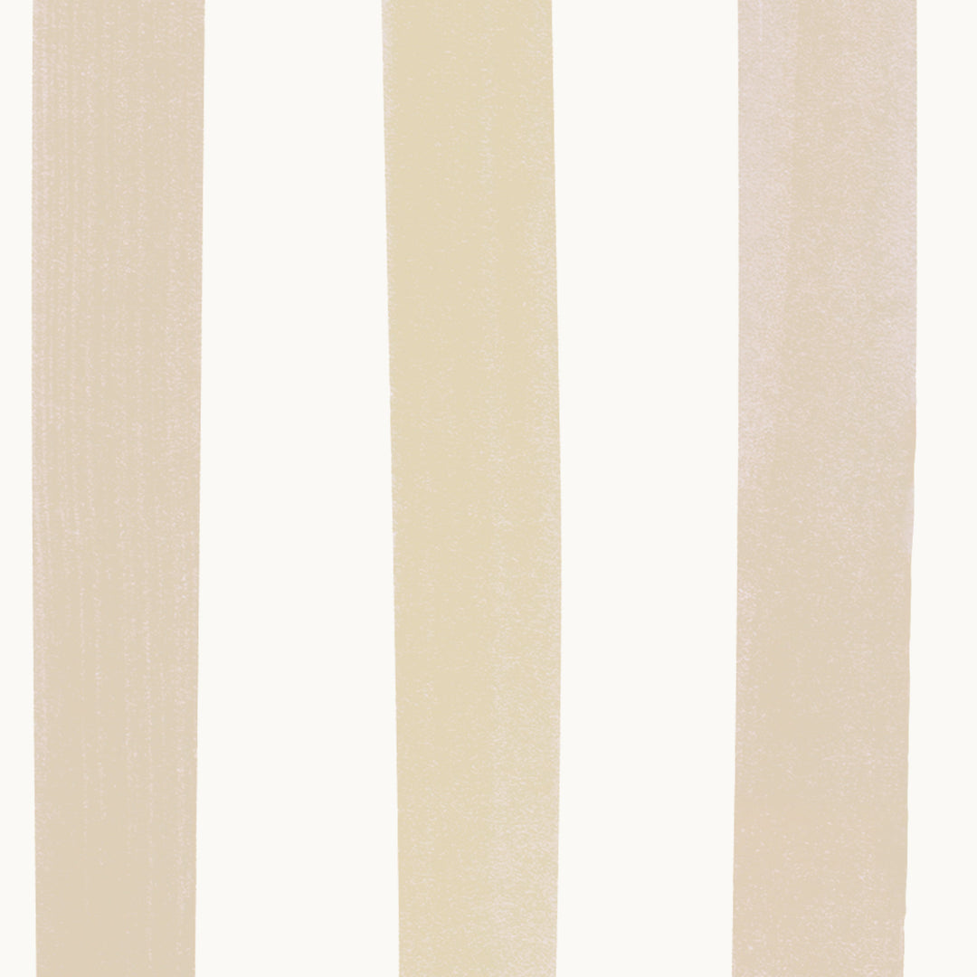 Watercolour Stripes Large - Fawn & Mustard