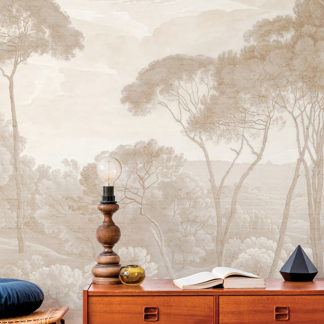 Umbrella Pines Study - Dusty Silk