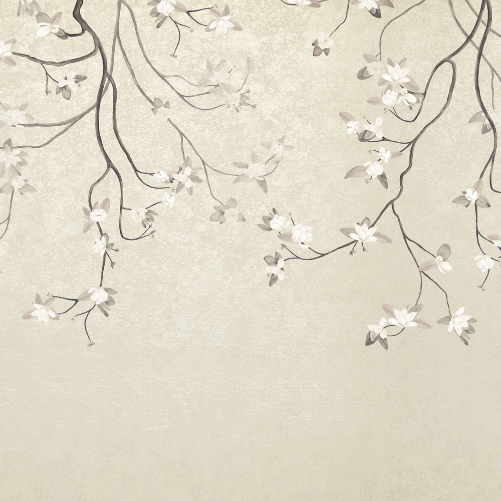 Magnolias on Burnished Gold