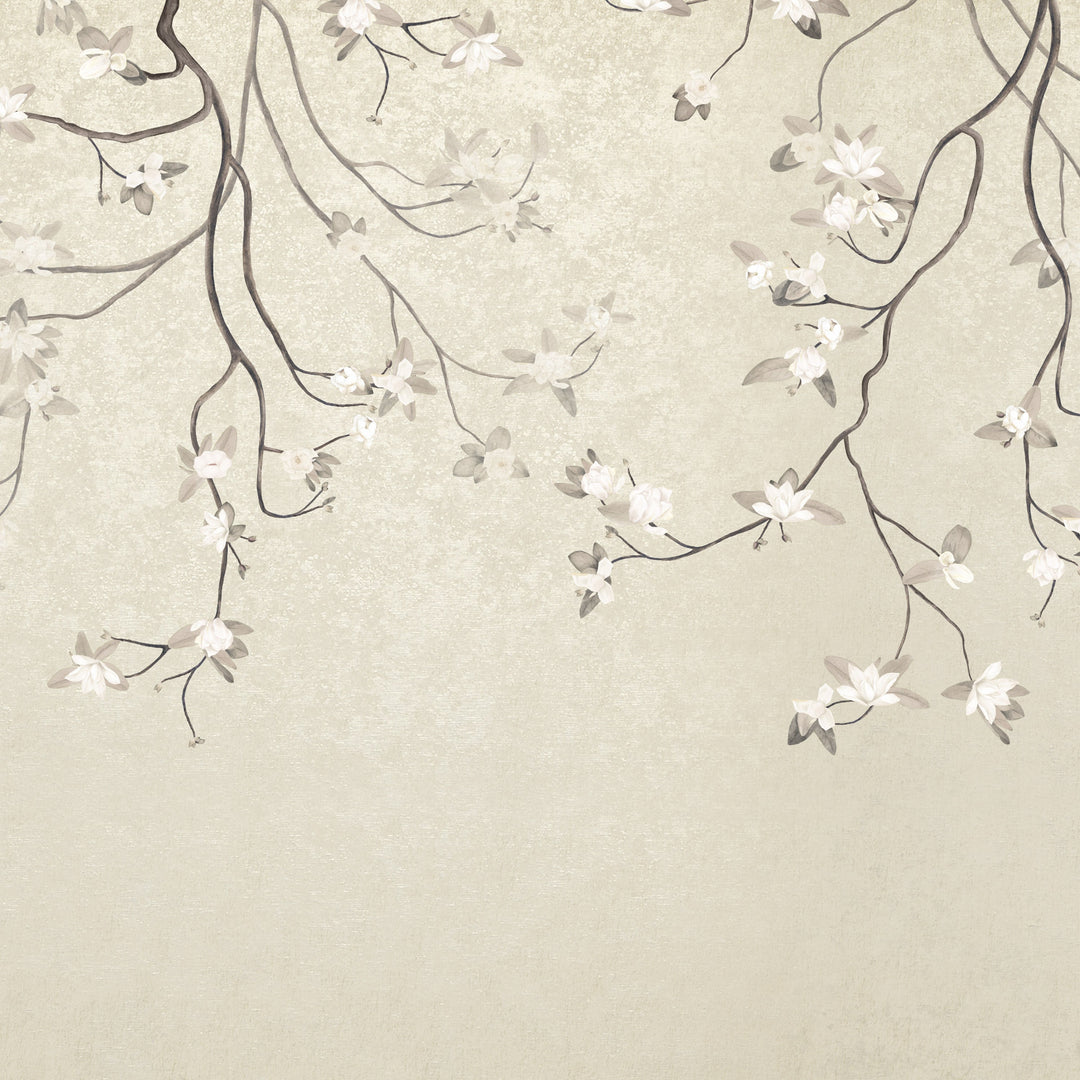 Magnolias on Burnished Gold