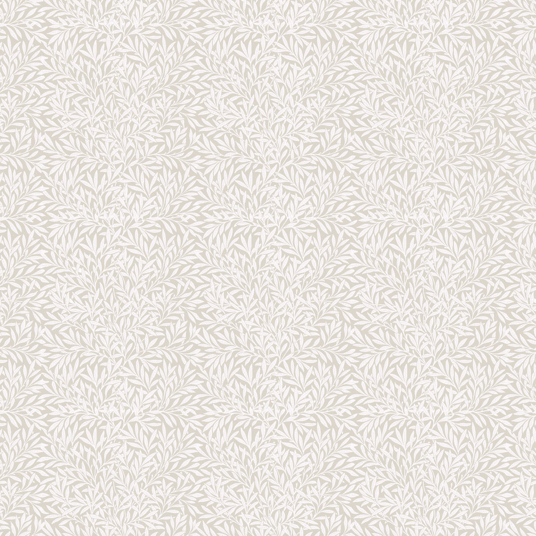 White Lily Leaves on Beige
