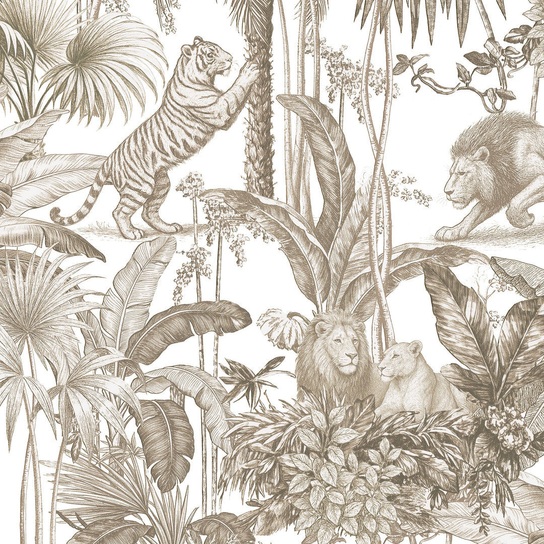Jungle - Colonial Cats in Sepia