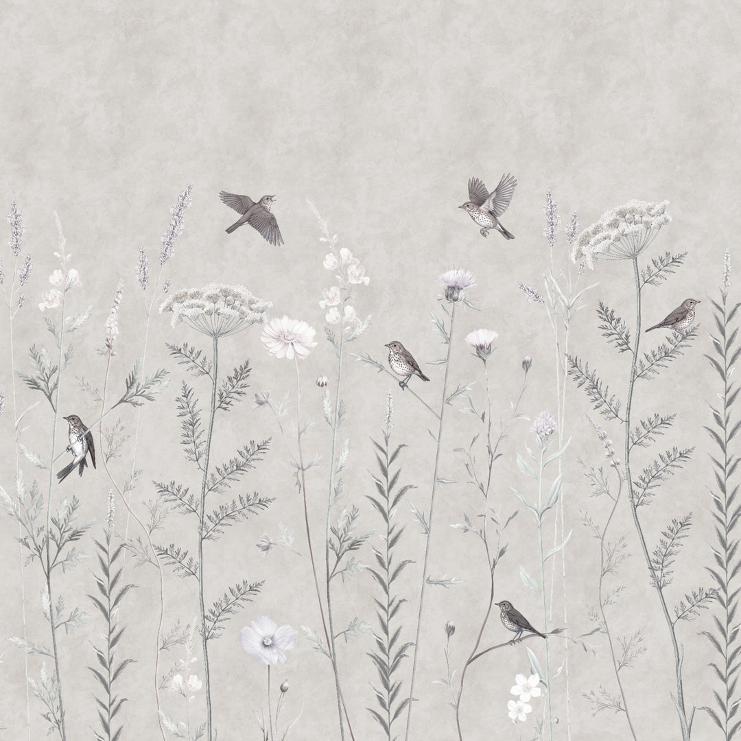 Whimsical Garden in Silver