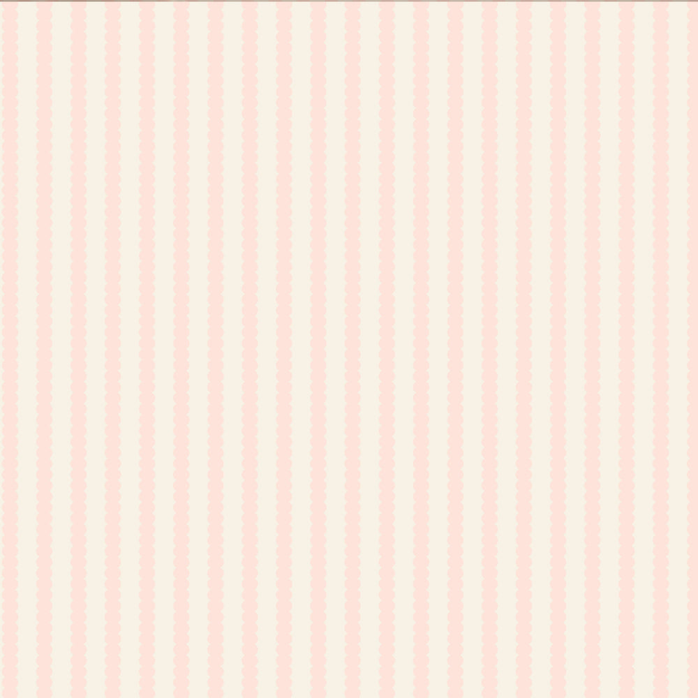 Beady Stripes - Bare Pink & Cream