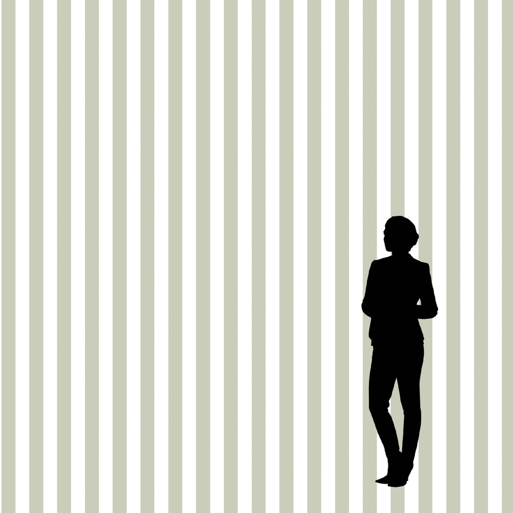 Literary Stripes ~ The Alcott in Ferny Sage