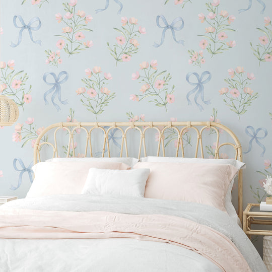 Preppy Posies - Powder Blue