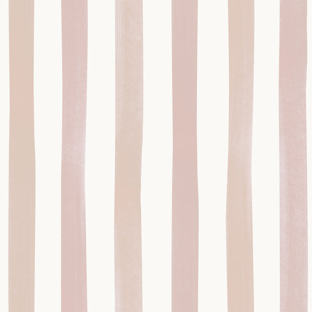 Watercolour Stripes Large - Rose & Blush
