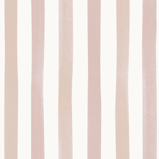Watercolour Stripes Large - Rose & Blush