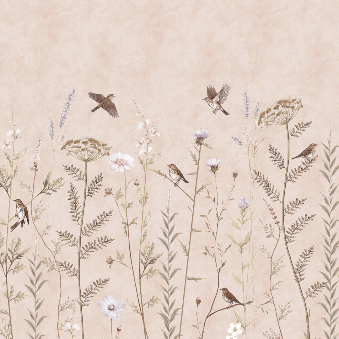 Whimsical Garden in Rose Gold