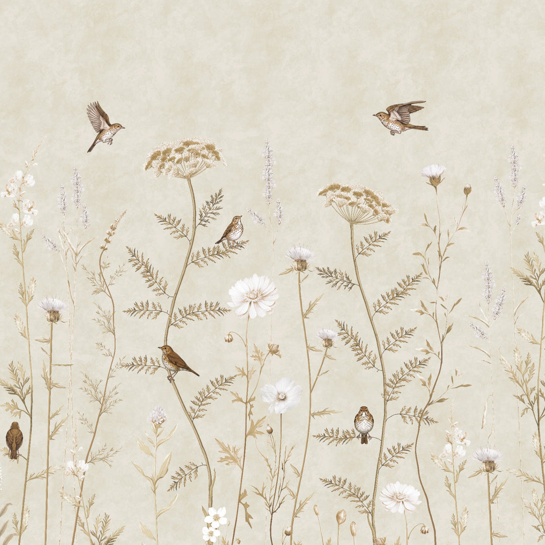 Whimsical Garden in Gold