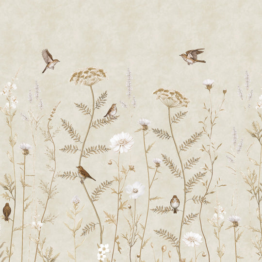 Whimsical Garden in Gold