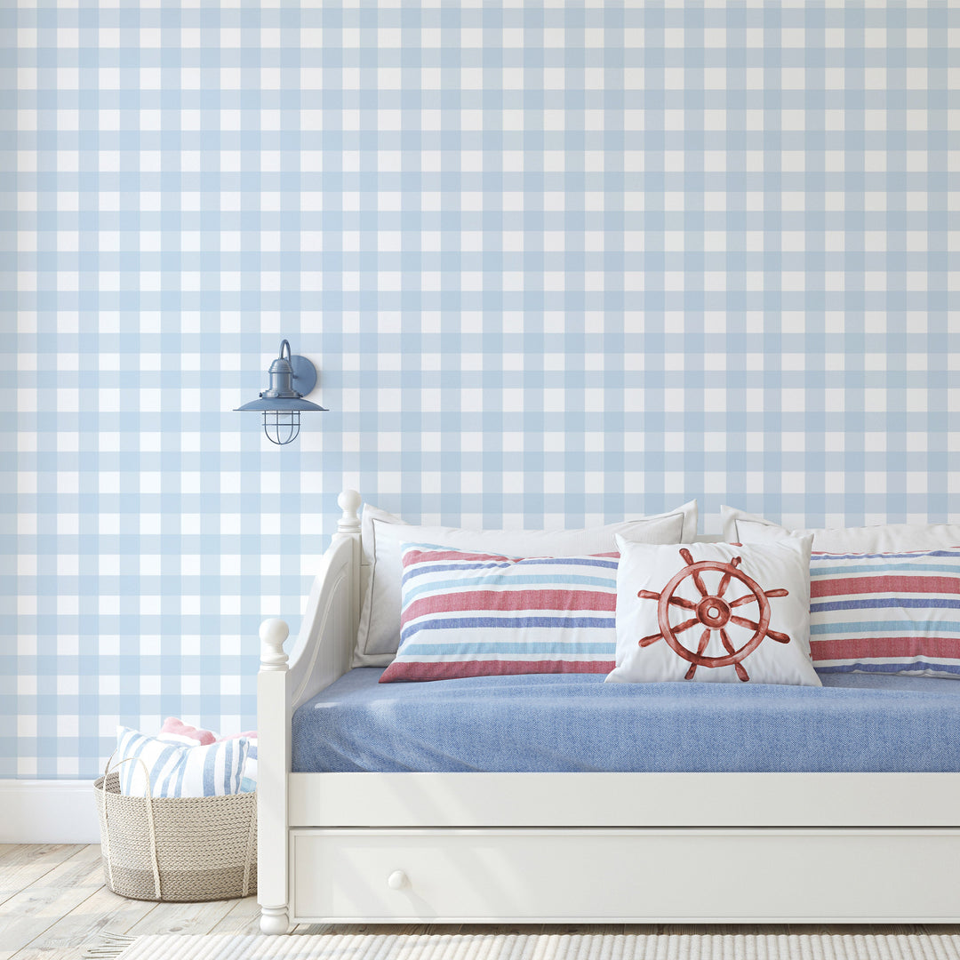 Gingham - Powder Blue