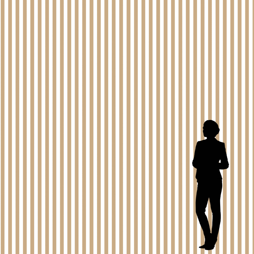 Literary Stripes ~ The Alcott in Warm Toffee