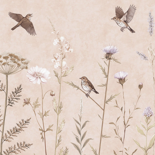 Whimsical Garden in Rose Gold