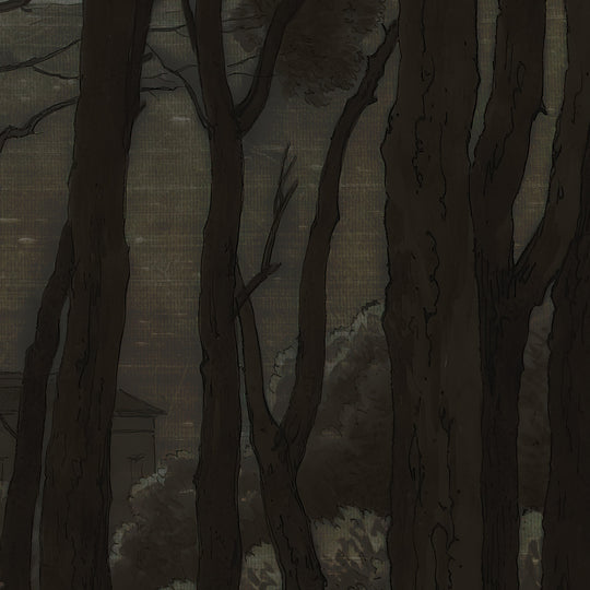 Umbrella Pines Study - Shadow Silk