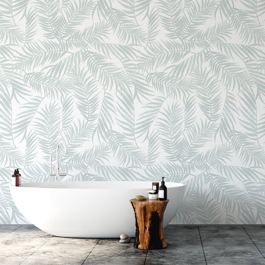 Silver Palm Leaves