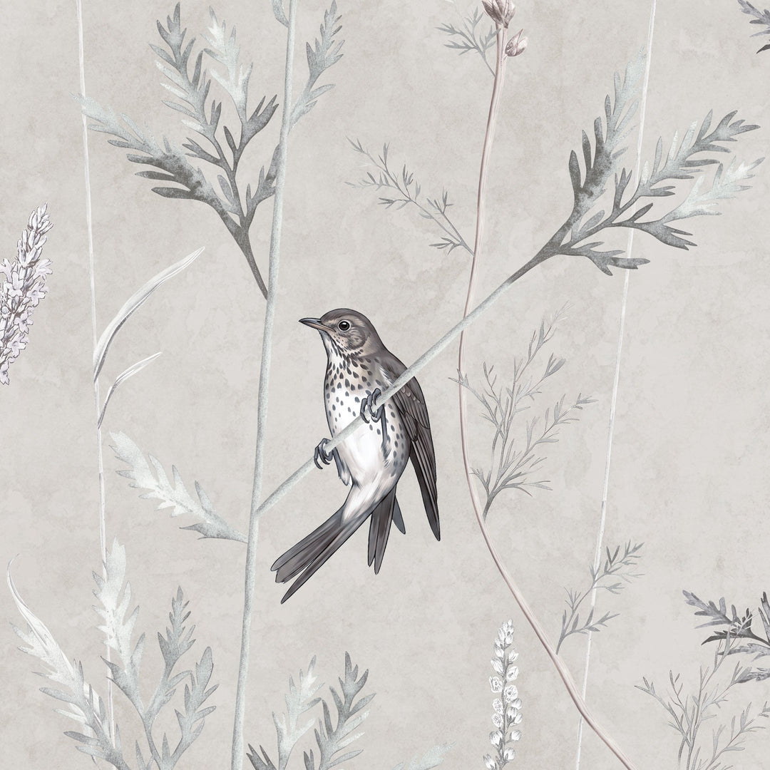 Whimsical Garden in Silver