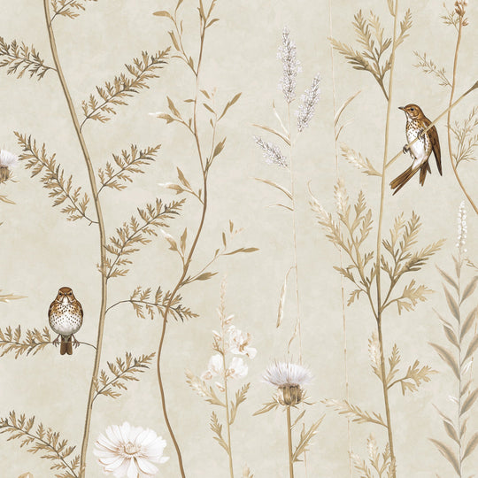 Whimsical Garden in Gold