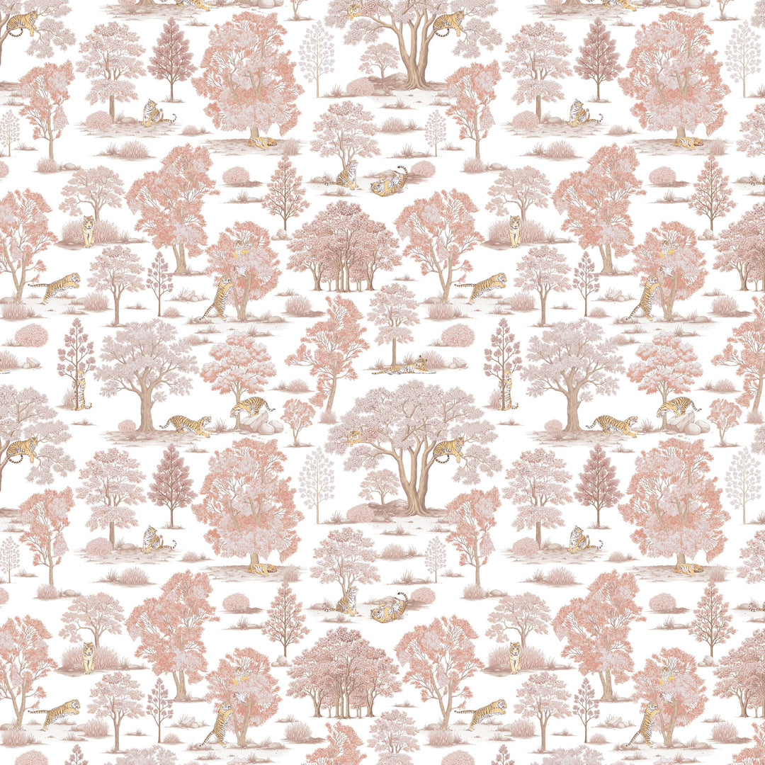 Tiger In The Woods - Pale Blush