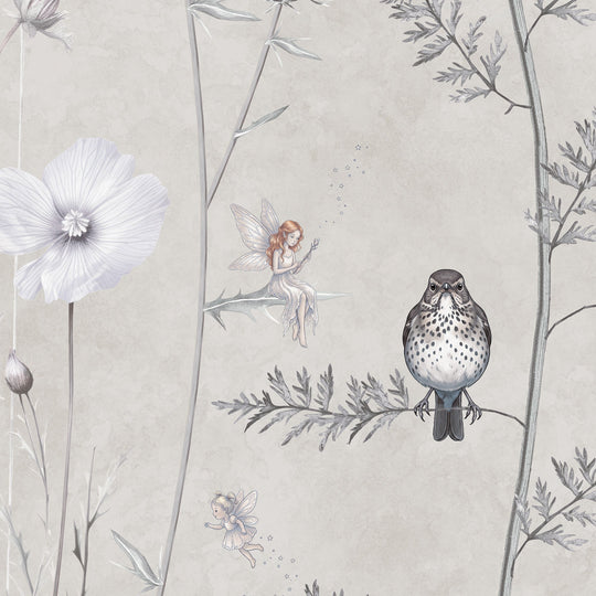 Whimsical Garden in Silver