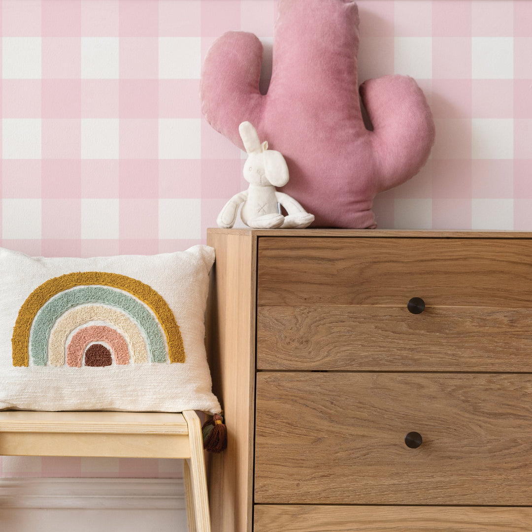 Gingham - Powder Pink