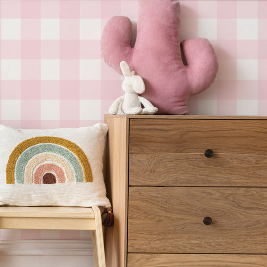 Gingham - Powder Pink