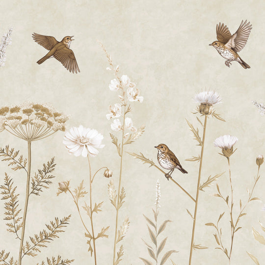 Whimsical Garden in Gold