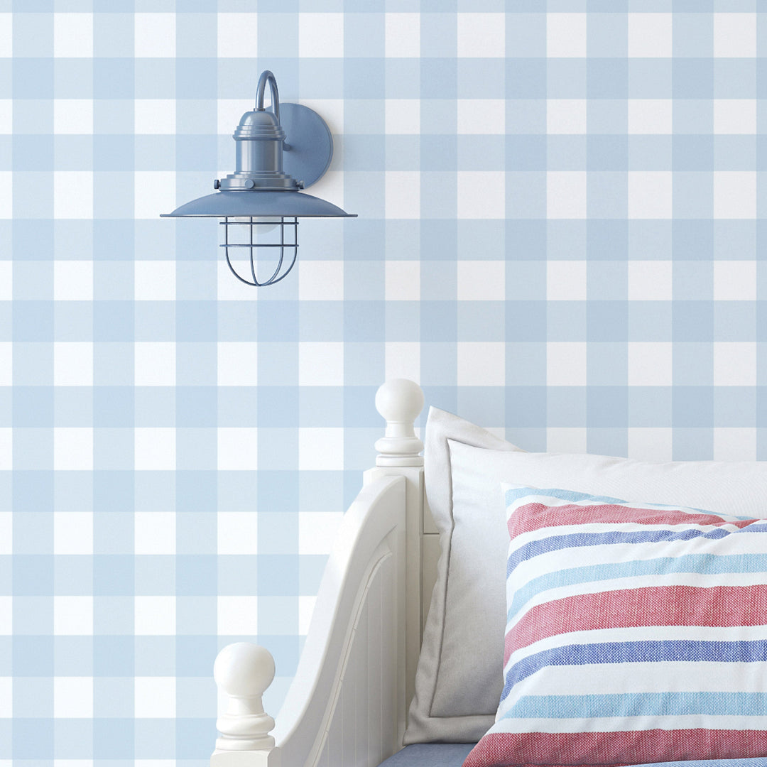 Gingham - Powder Blue