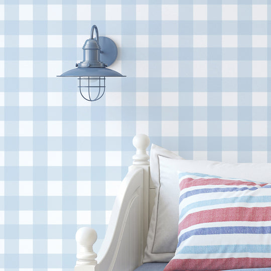 Gingham - Powder Blue