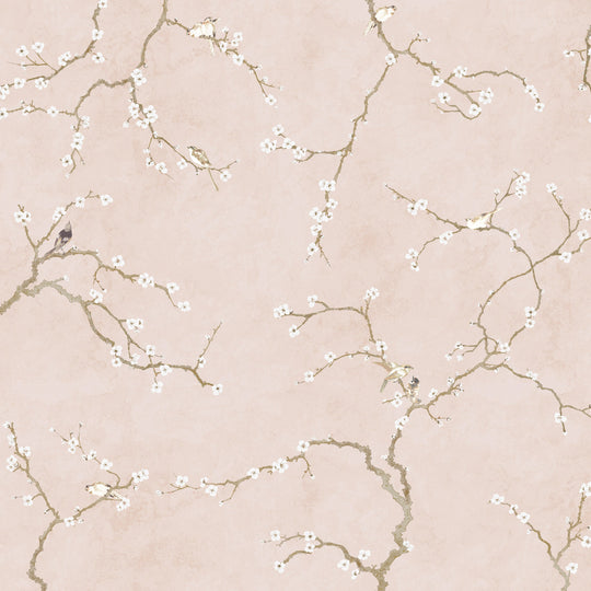 Japanese Birds of Spring - Blush