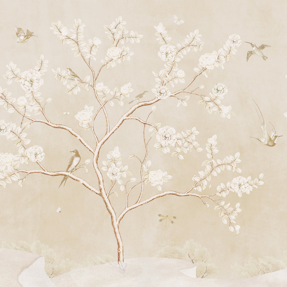 Peonies Garden - Pale Gold