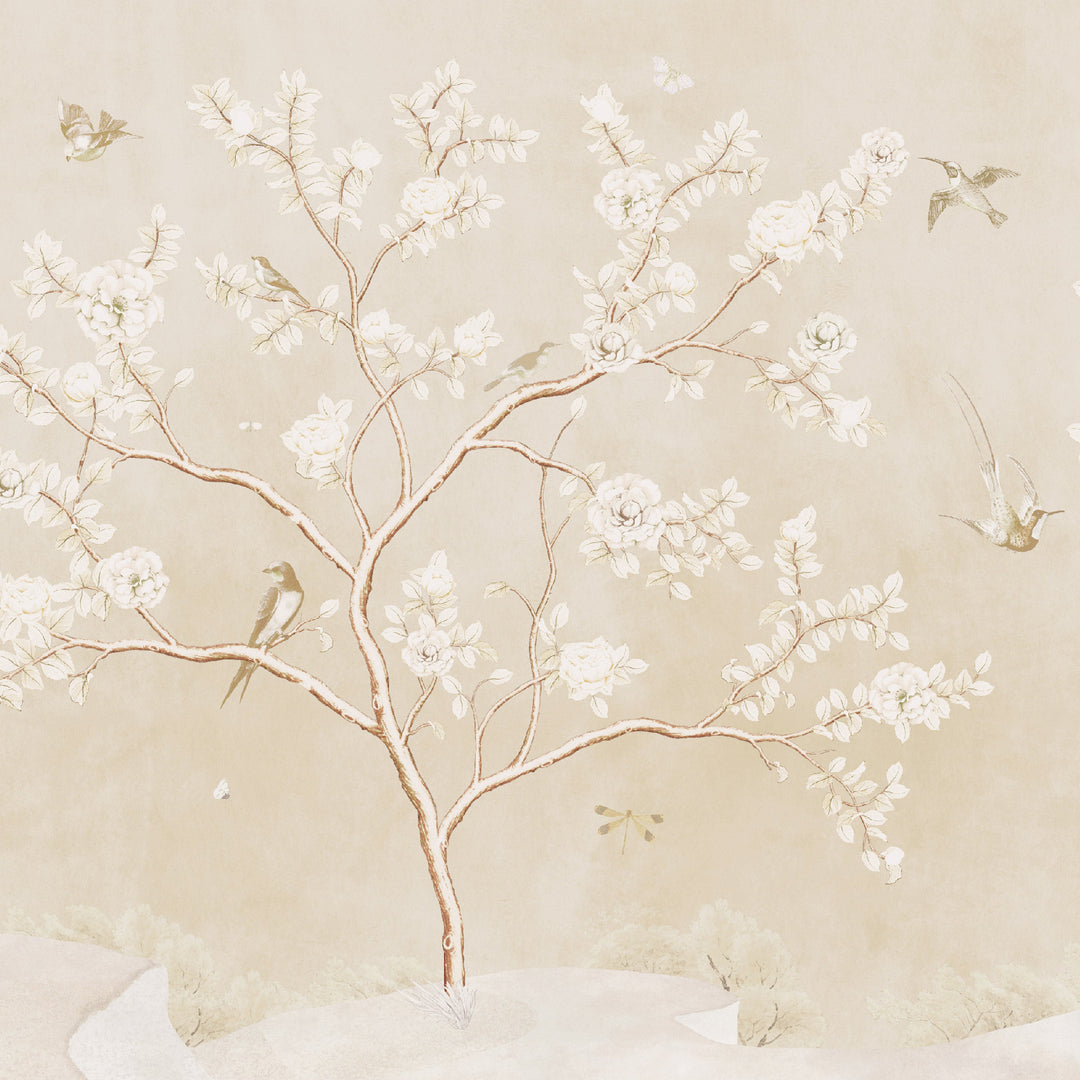 Peonies Garden - Pale Gold