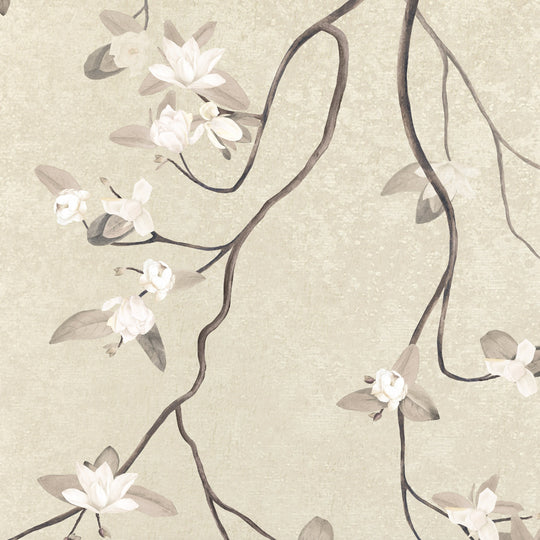 Magnolias on Burnished Gold