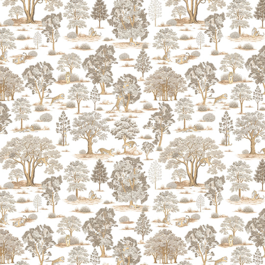 Tiger In The Woods - Beige
