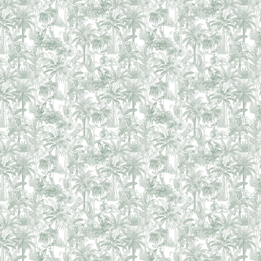 Jungle - Colonial Cats in Sage