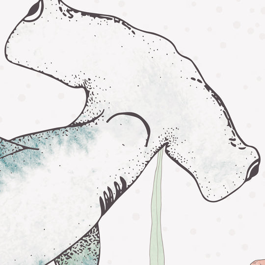 Water World - Sea Foam White