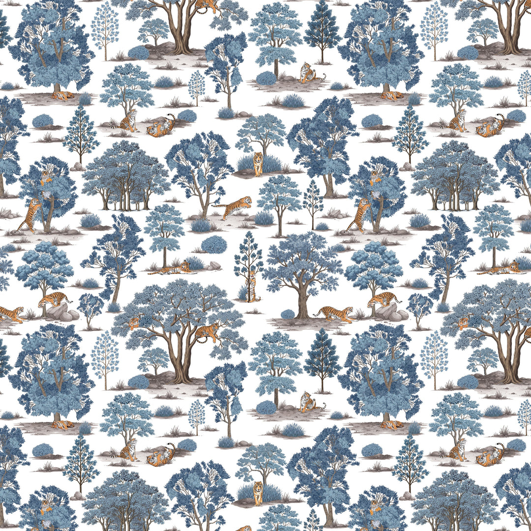 Tiger In The Woods - Blue